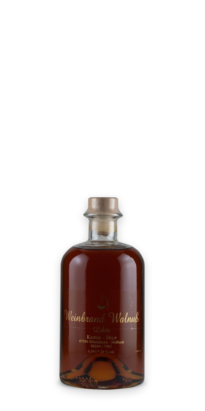 <br>Artikel-Nr.: L.40<br>Weinbrand-Walnuß-Likör     0,5l<br>